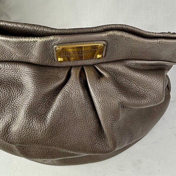 SALE! Marc Jacobs Classic Q Hillier Hobo - Gray Leather - Great Condition - Picture 14 of 14